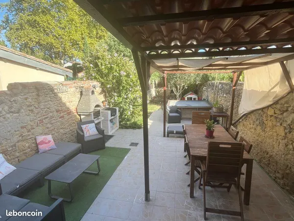 Maison de ville 110 m2 avec jardin