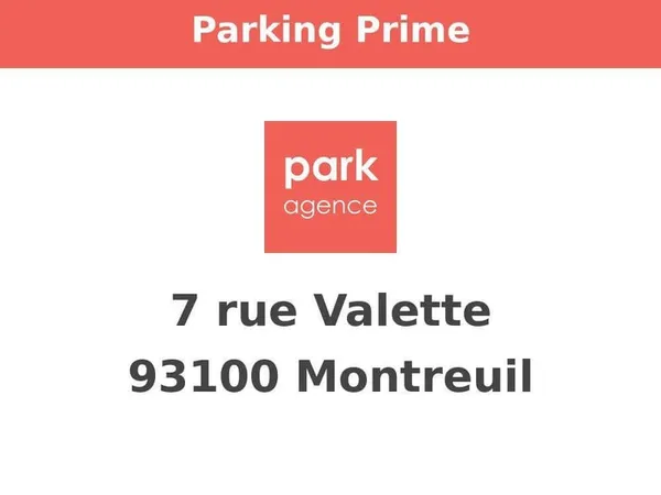 Stationnement Vente Montreuil 17000€