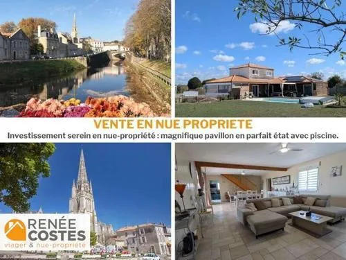 Vente en nue propriété - F59-H71 ans - FONTENAY LE COMTE (85200)