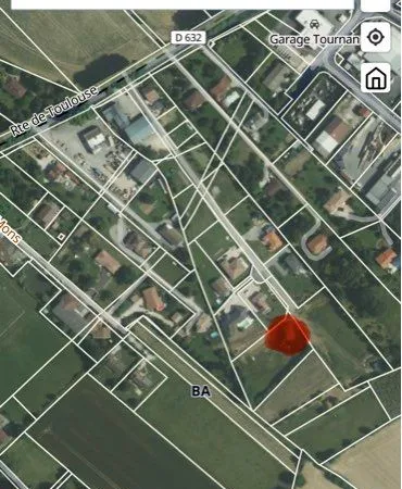 Terrain viabilisé 900m2