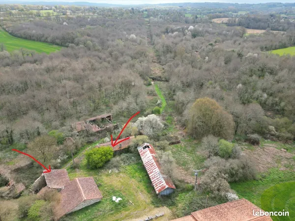 Maison et grange à rénover Haute-Vienne