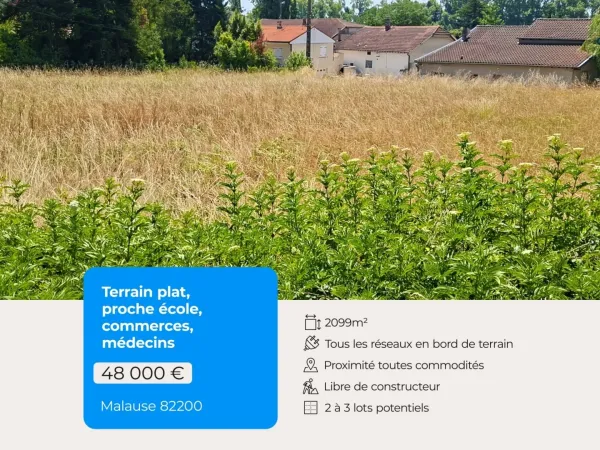 Terrain 2099 m²