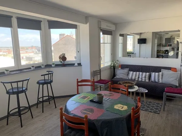 GRAND STUDIO AVEC BALCON SUR BERCK PLAGE