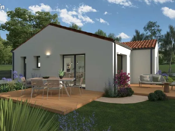 Projet de construction d'une maison 72.45 m² avec terrain à COMMEQUIERS (85)