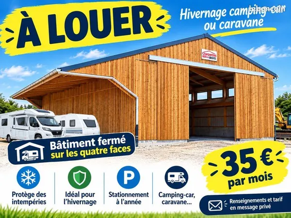 Hivernage camping-car ou caravane