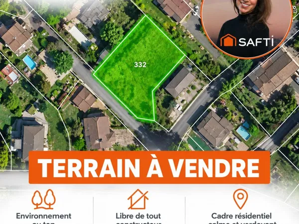 Terrain viabilisé de 841 m² - au calme à Ueberstrass