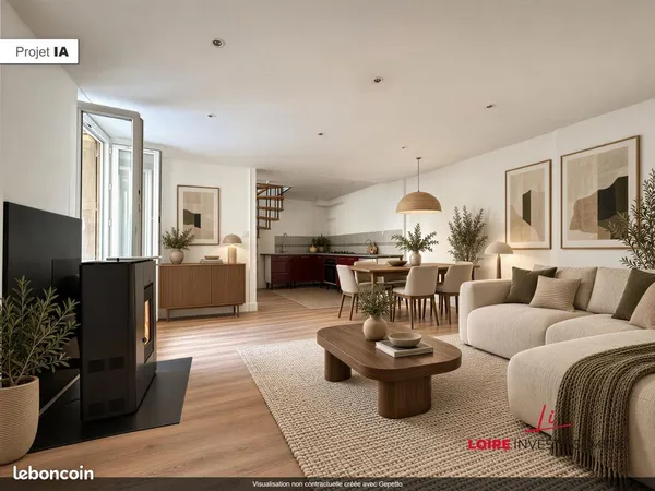 Maison de ville 3 pièces 76 m²
