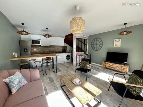 Seignosse Plage Penon — Maison rénovée, jardin & terrasse, à pied de l'océan, bord de parc