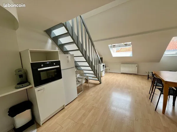 Loue lumineux T2 en duplex - hyper centre de Reims