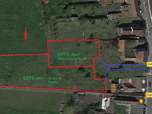 Terrain 1295 m²