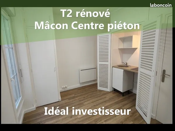 T2 rénové - Mâcon centre piéton - Idéal investisseur