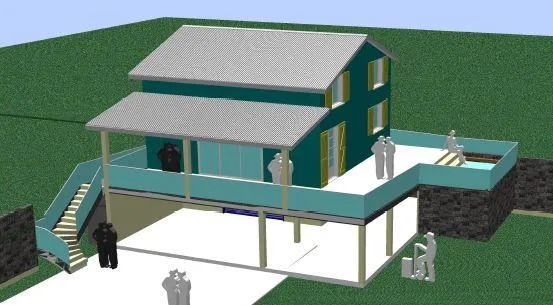 Villa F 4 mitoyenneté horizontale idéale defics