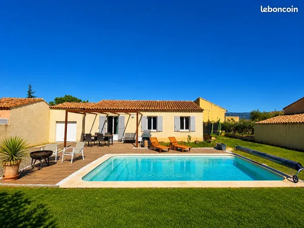 Plain-pied 89 m² - Piscine - Garage 24 m² - DPE C - Terrain 750 m²