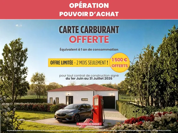 Terrain + maison 100 m²