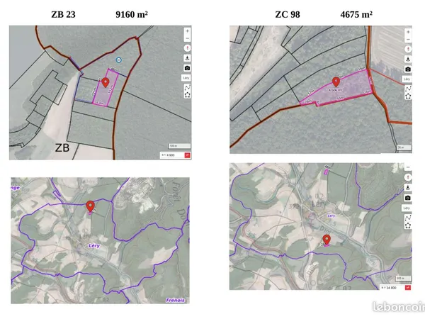 Parcelles de forêt - Commune de Léry (21) - 23 000m²