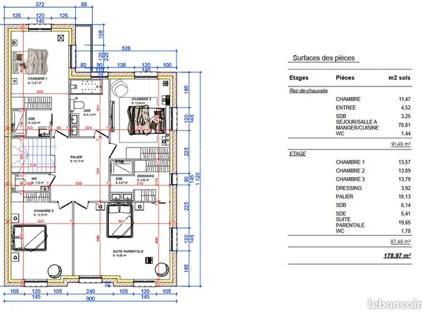 Terrain 876 m² SAINT GERMAIN EN LAYE