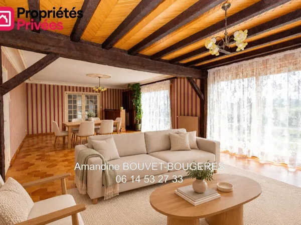 ARGENTRE-DU-PLESSIS 35370-Maison 135 m² - 4 chambres- 145 m² de Garage- 219 990 EUROS HAI