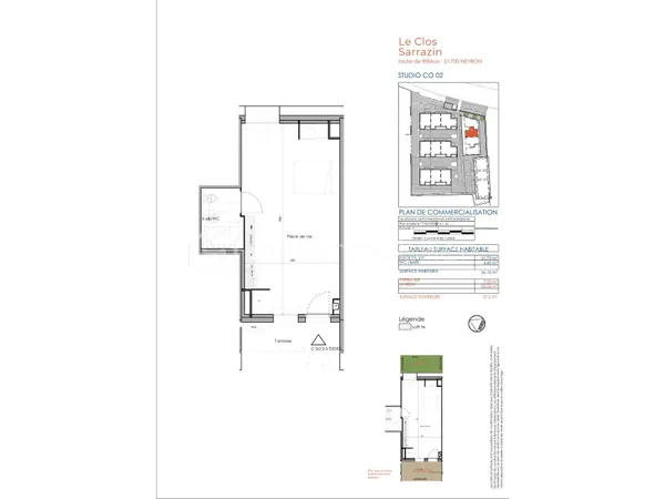 Appartement 1 pièce 36 m²