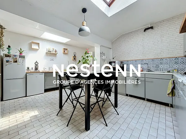 Maison Familiale 133 m², 4 chambres avec Jardin exposé plein Sud, Centre ville Somain