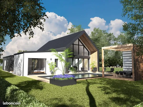 Projet de construction d'une maison 160 m² avec terrain à FENEU (49)