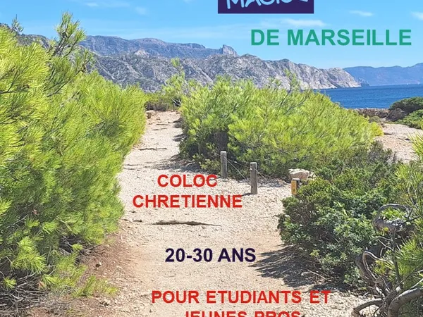 Propose chambre colocation appartement 90m² Marseille