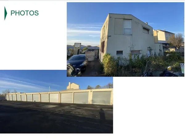 Garage à vendre sur parcelle de 2000 m²