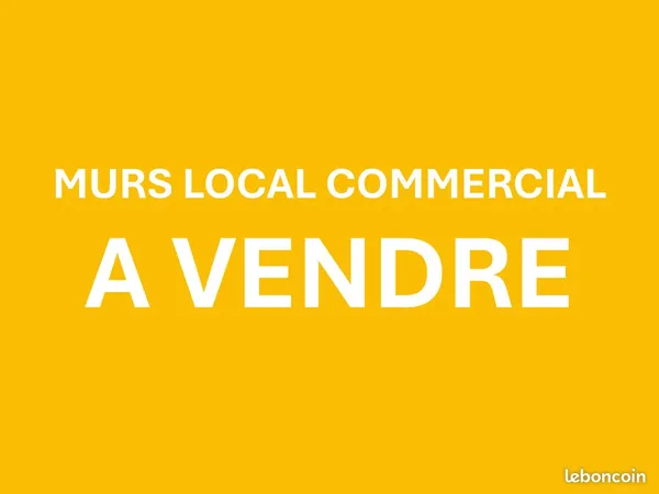 MURS commerce LIBRE 192M² à vendre Coeur de St Gilles les bains