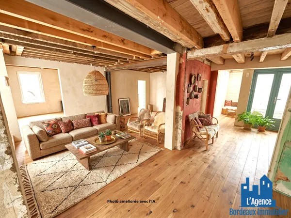 BORDEAUX BASTIDE- PROCHE AVENUE THIERS- TRAMWAY A et E: THIERS - BENAUGE- PLATEAU 63M² A RENOVER + C