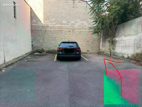 Place de parking sécurisée - grande hauteur - utilitaire