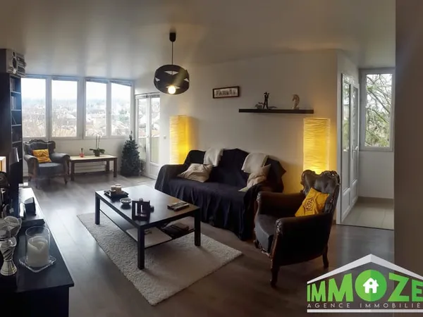 Appt F3 de 75m² + Balcon + Parkings