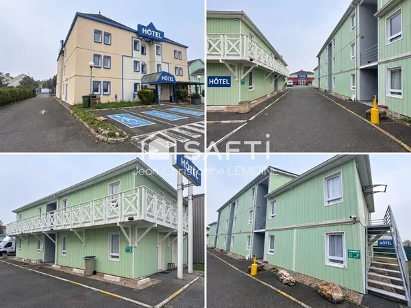 Deux hotels de +122 chambres,3 salles de réception.