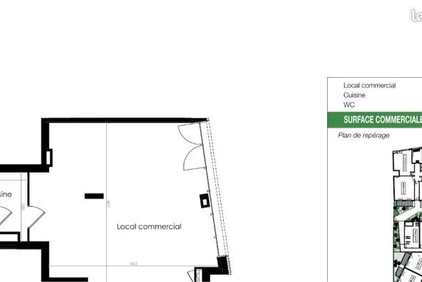 Local commercial - centre-ville - rue du pont Guilhemery