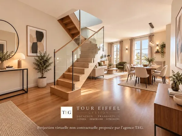 Duplex 4 pièces 60 m²