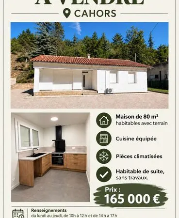 Maison à vendre