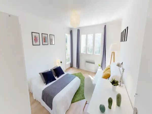 Loue chambre en colocation dans appartement - 16m²