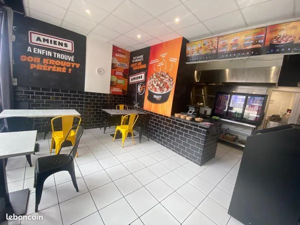 à vendre - fonds de commerce / restaurant équipé - amiens centre