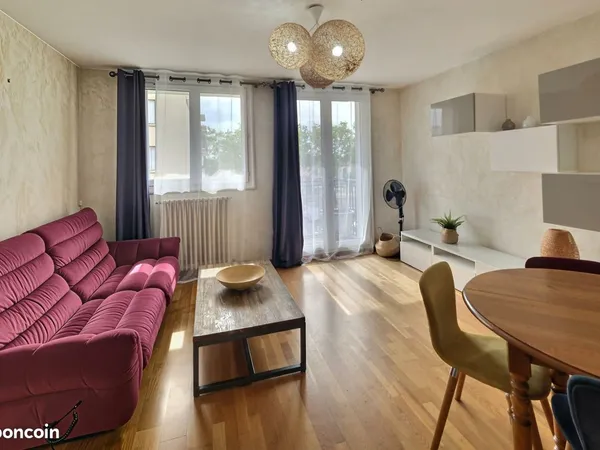 T4 meublé 70 m² - 3 chambres - Colomiers centre - Airbus - 2 balcons