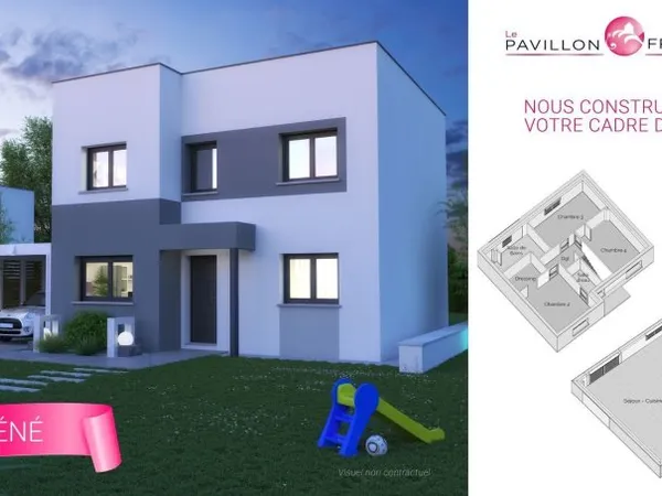Projet de construction d'une maison 105 m² avec terrain à VAIRES-SUR-MARNE (77)