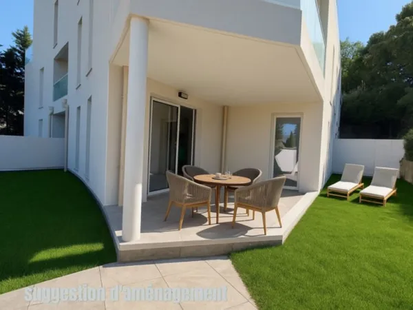 À NIMES (30) Appartement T3 à vendre avec terrasse et place de parking