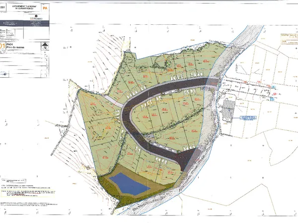 Terrain en lotissement 176 m²
