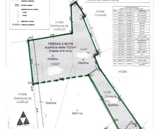 Terrain constructible