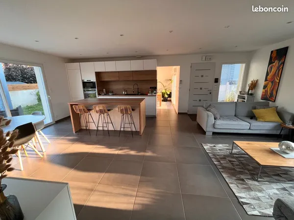 MAISON DE PLAIN PIED 119 m², 4 CHAMBRES, SAINT-HERBLAIN BOURG