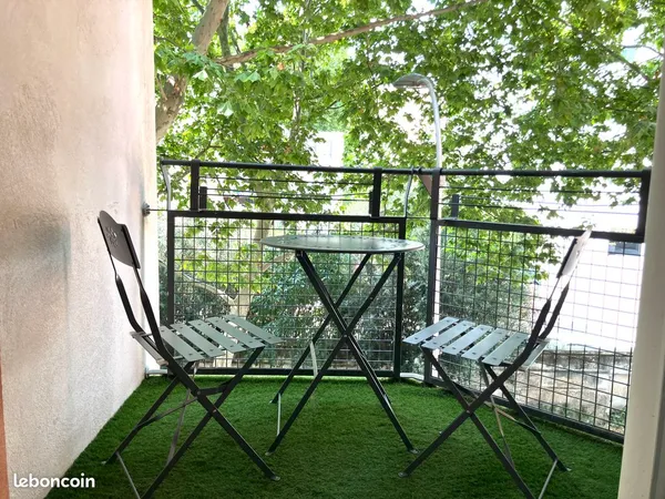 Vente Studio Meublé pour étudiant ou Airbnb - Rivez-du-Lez - Terrasse + Parking