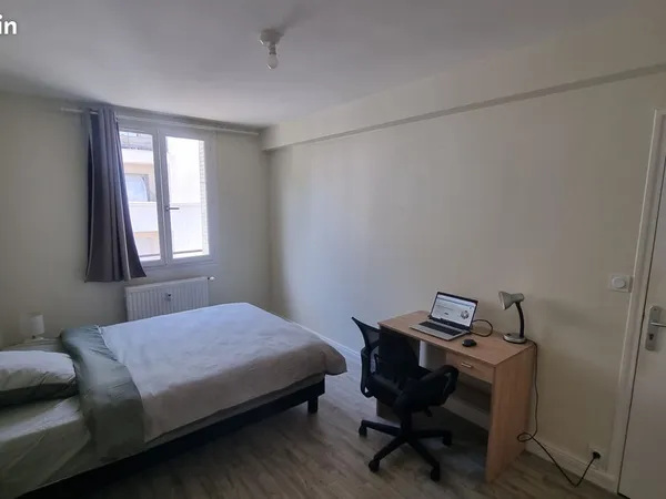 🏠 colocation - chambre meublée : 365 ttc - troyes centre ville