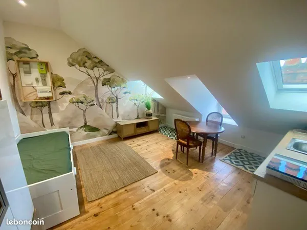 Loue studio meublé rénové