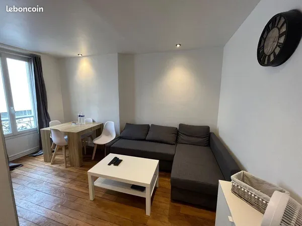 A louer superbe 2 pièces meublé Paris 12
