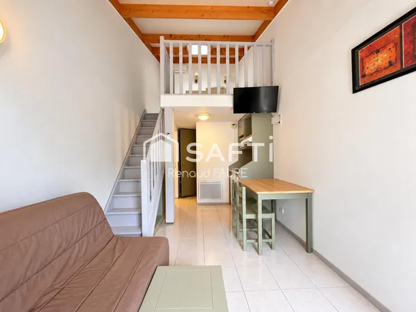 APPARTEMENT T1 MEUBLÉ AVEC MEZZANINE DANS RÉSIDENCE SÉCURISÉE