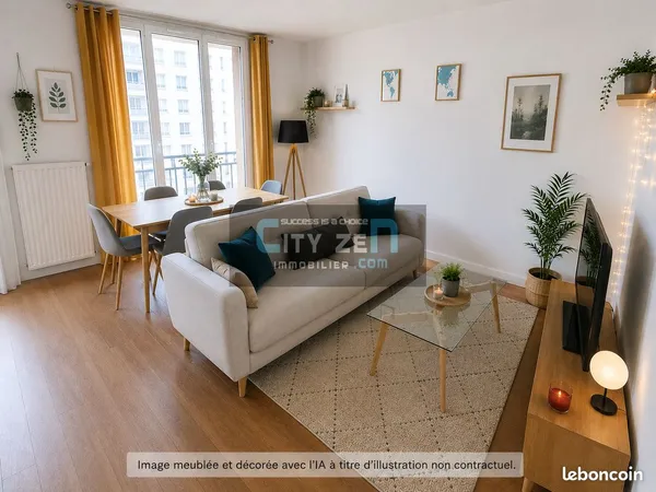 Appartement 4 pièces 70 m²