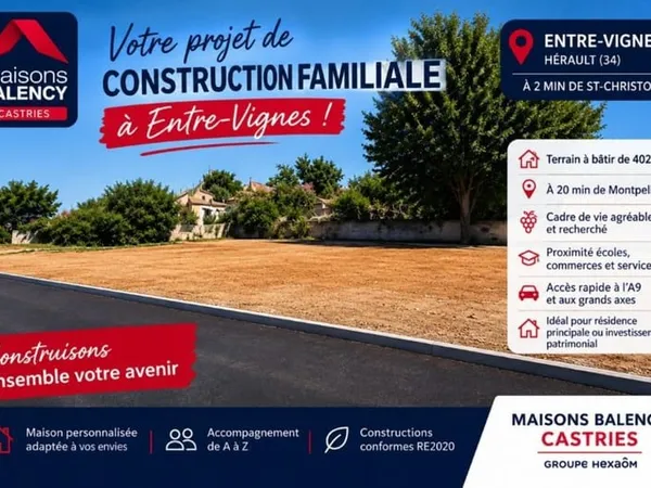 Terrain 402 m²