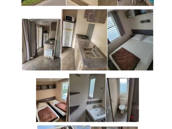 Mobilehome 6 pers à vendre à serignan plage